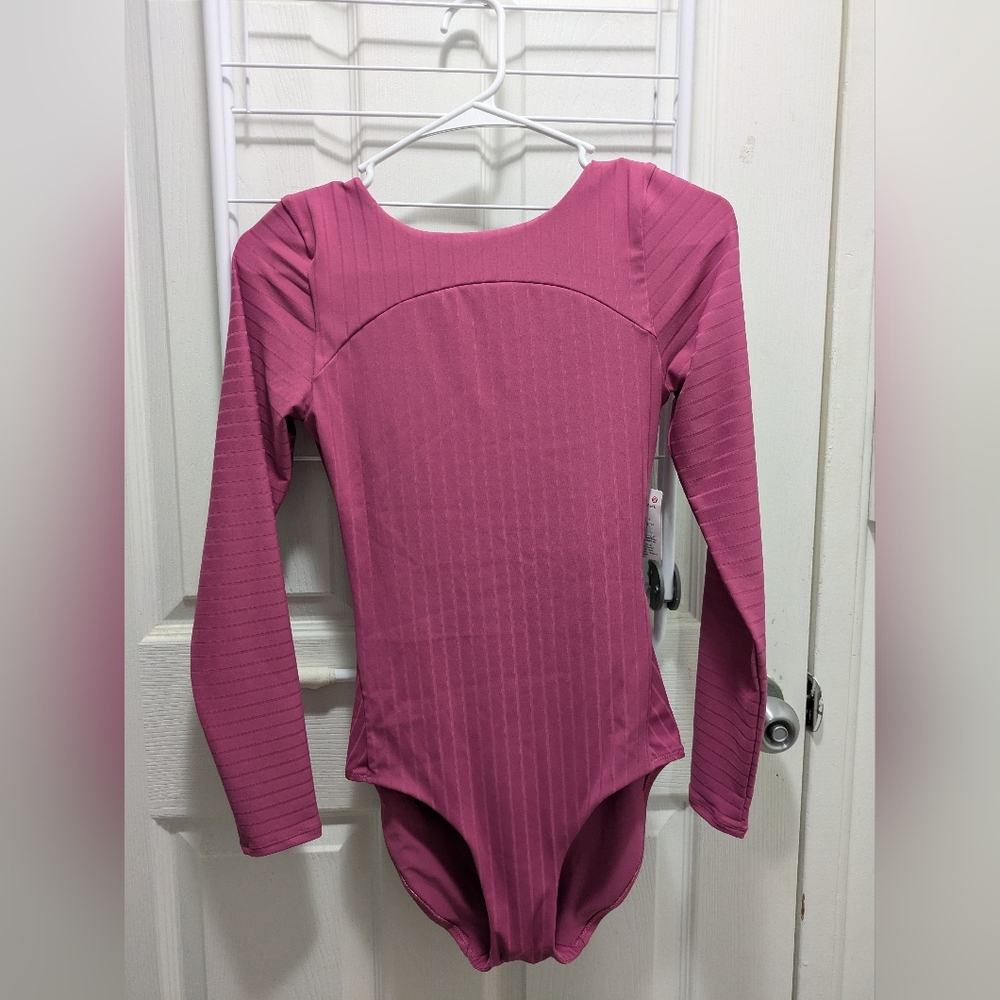 NWT Lululemon Ribbed Wrap-Back Long-Sleeve One-Piece